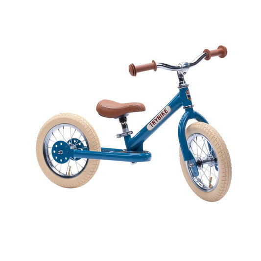 TRYBIKE STEEL 2-IN-1 TRICYCLE & BALANCE BIKE - BLUE by TRYBIKE - The Playful Collective
