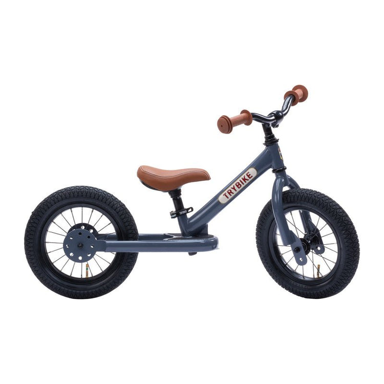 TRYBIKE STEEL 2-IN-1 TRICYCLE & BALANCE BIKE - GREY by TRYBIKE - The Playful Collective