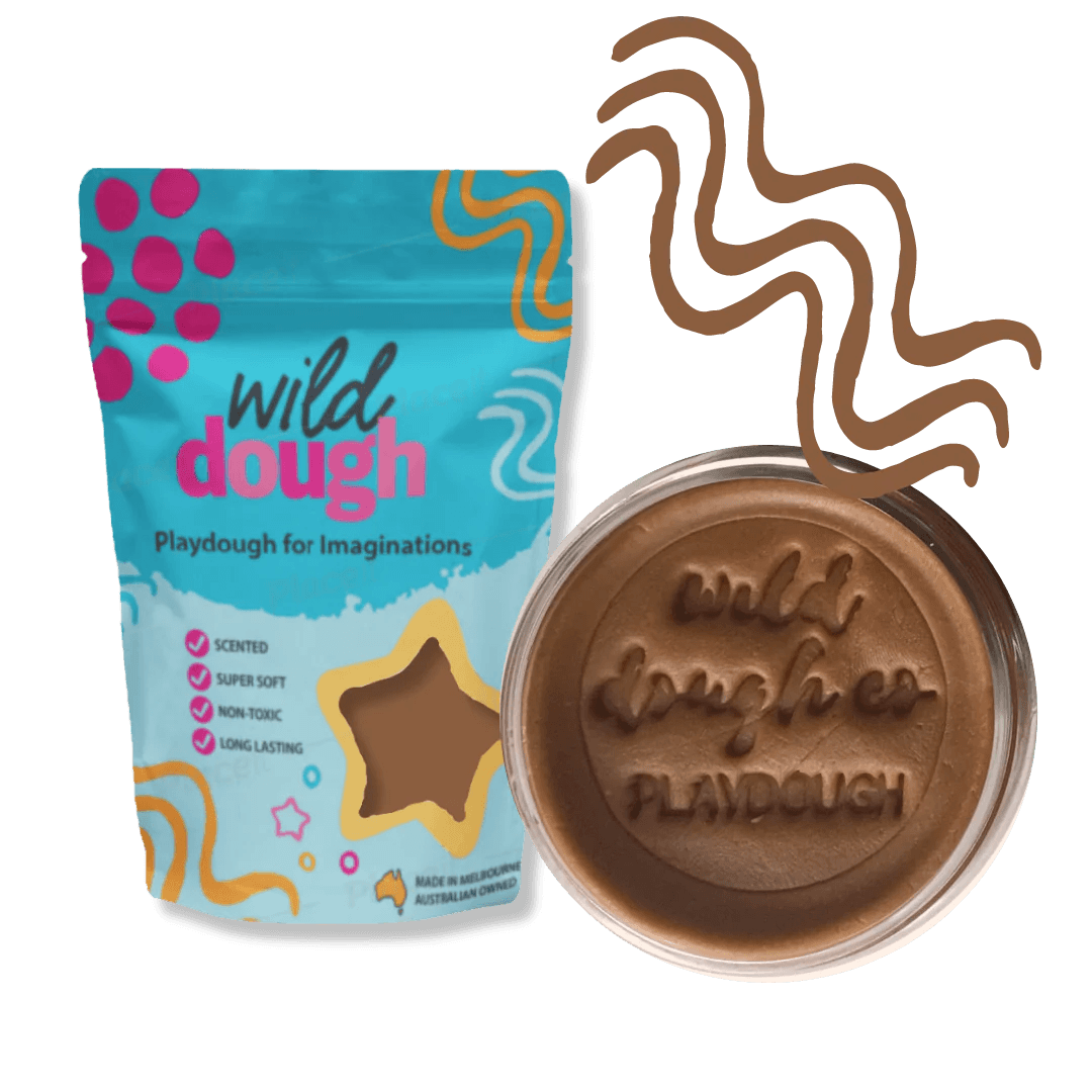 WILD DOUGH CO | CHOCOLATE BROWN PLAYDOUGH by WILD DOUGH CO - The Playful Collective