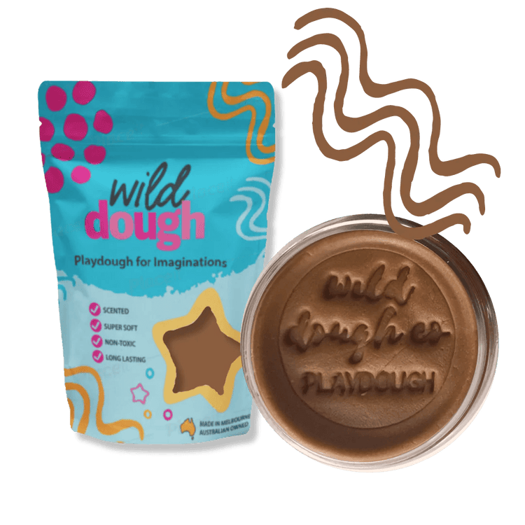 WILD DOUGH CO | CHOCOLATE BROWN PLAYDOUGH by WILD DOUGH CO - The Playful Collective