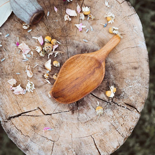 WILD MOUNTAIN CHILD | HANDCRAFTED LEAF SCOOP by WILD MOUNTAIN CHILD - The Playful Collective
