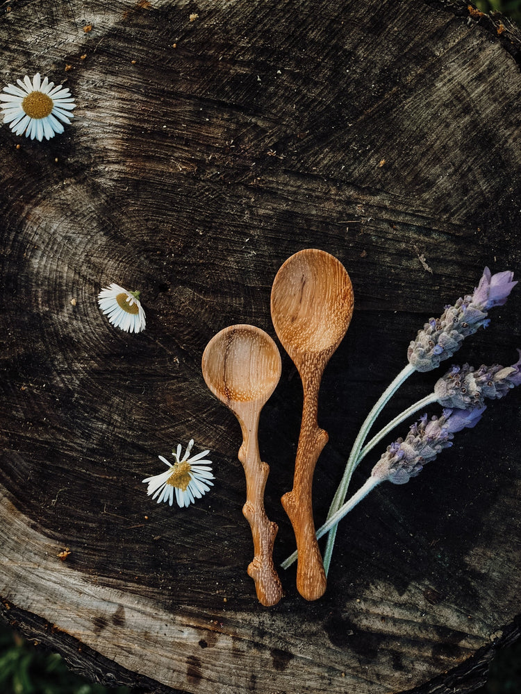 WILD MOUNTAIN CHILD | HANDCRAFTED TWIGGY SPOON (MINI TWIG SPOON) by WILD MOUNTAIN CHILD - The Playful Collective