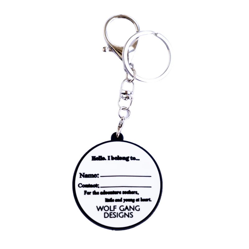 WOLFPACK - NAME TAG KEY CHAIN by WOLF GANG DESIGNS - The Playful Collective