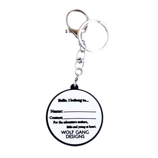 WOLFPACK - NAME TAG KEY CHAIN by WOLF GANG DESIGNS - The Playful Collective