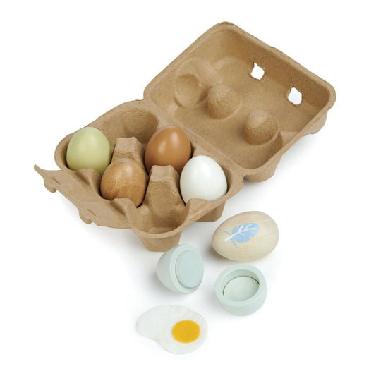 WOODEN EGGS by TENDER LEAF TOYS - The Playful Collective