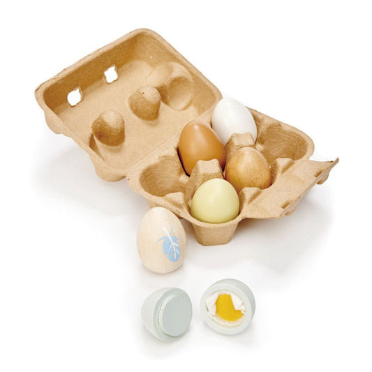 WOODEN EGGS by TENDER LEAF TOYS - The Playful Collective