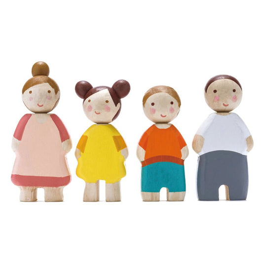 WOODEN FAMILY OF FOUR by TENDER LEAF TOYS - The Playful Collective