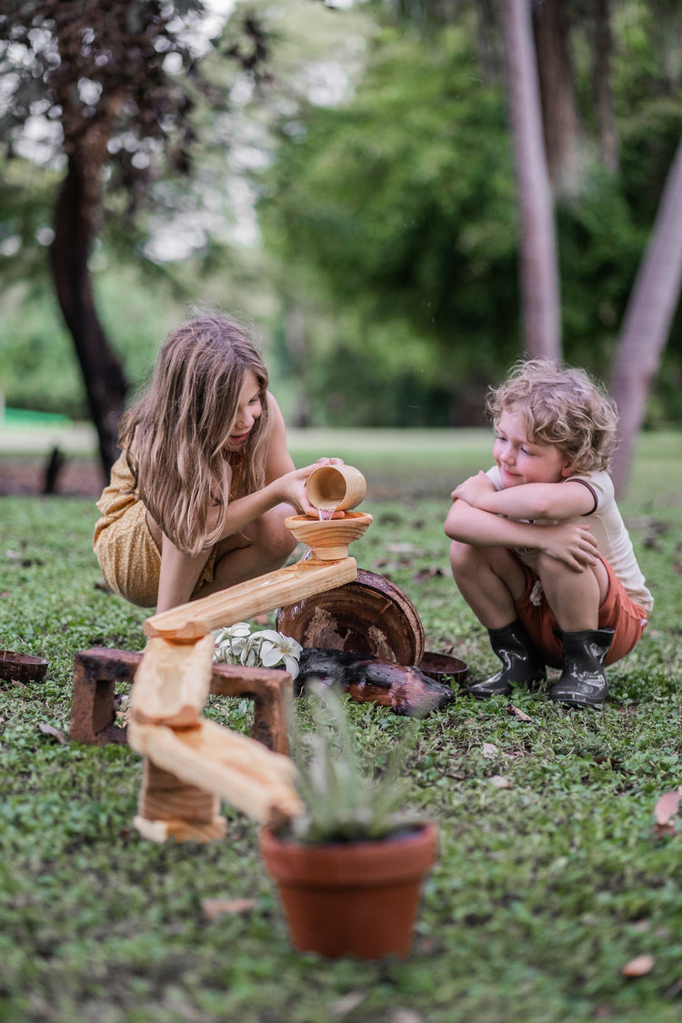 WOODEN WATER WAYS SET by EXPLORE NOOK - The Playful Collective