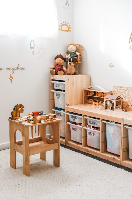 WOODEN WORK BENCH by QTOYS - The Playful Collective