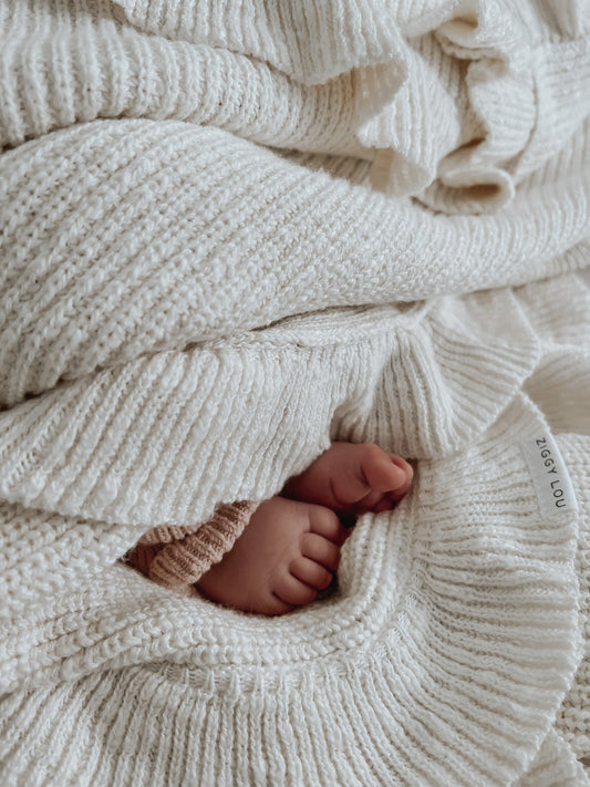 ZIGGY LOU | BLANKET - COCONUT FRILL by ZIGGY LOU - The Playful Collective