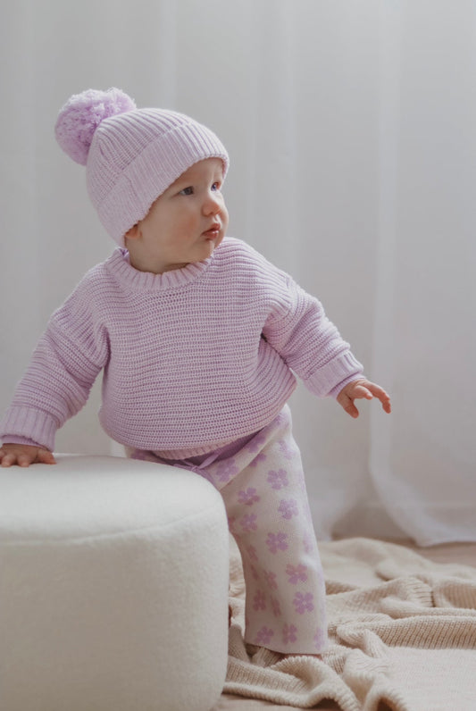ZIGGY LOU | JUMPER - LAVENDER 0-3M by ZIGGY LOU - The Playful Collective