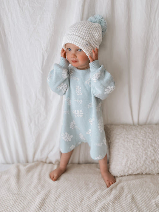 ZIGGY LOU | LONG SLEEVE PLAYSUIT - COVE NB by ZIGGY LOU - The Playful Collective